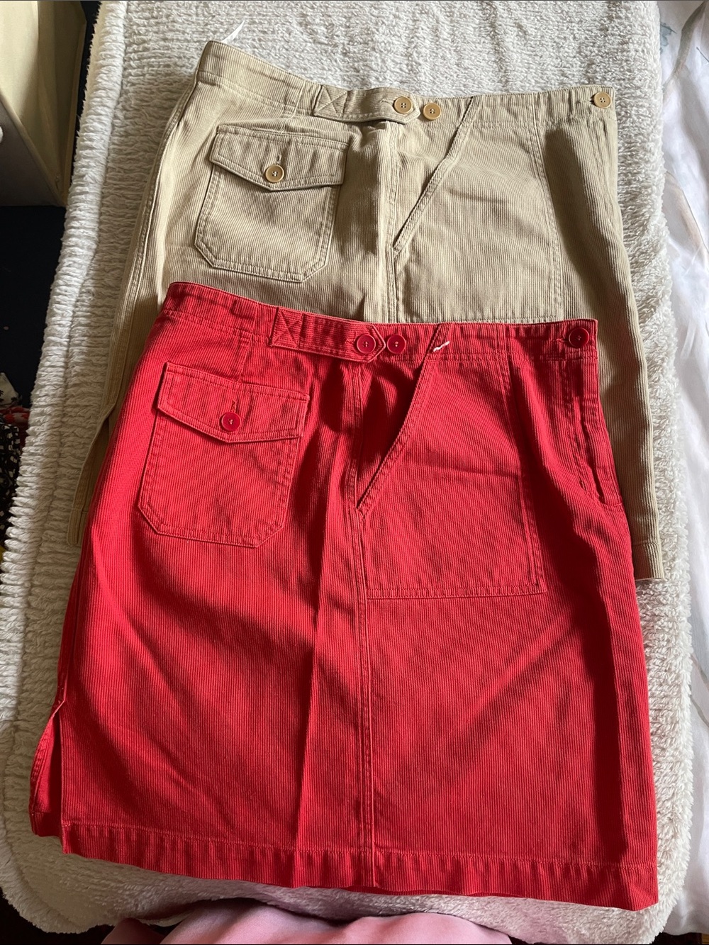 Jones New York Red and Tan A-Line Skirts - Picture 2 of 5
